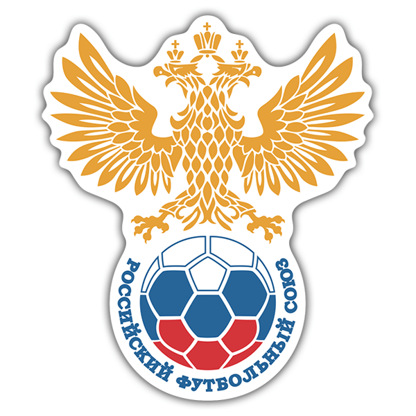 Adesivi Murali: Russia - Calcio Shield