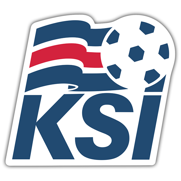 Adesivi per Auto e Moto: Islanda - Calcio Shield