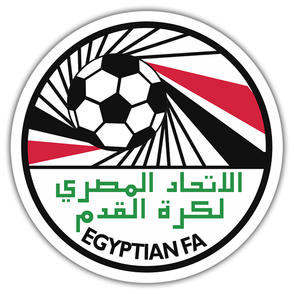 Adesivi per Auto e Moto: Egitto - Calcio Shield