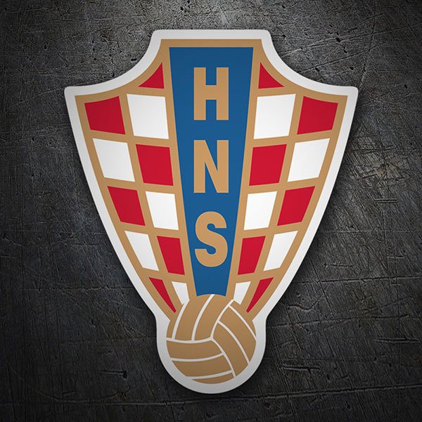 Adesivi per Auto e Moto: Croazia - Calcio Shield