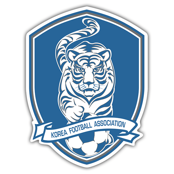 Adesivi per Auto e Moto: Corea del Sud - Calcio Shield