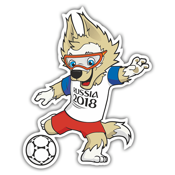 Adesivi per Auto e Moto: Zabivaka con la palla