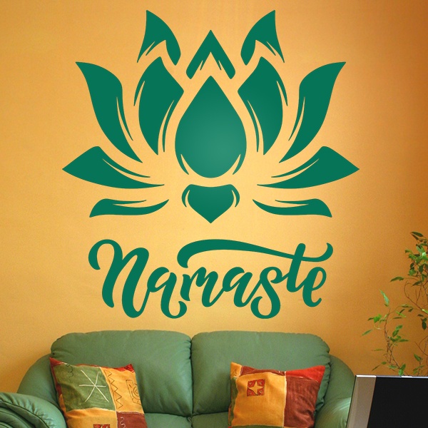 Adesivi Murali: Namaste fiore di loto