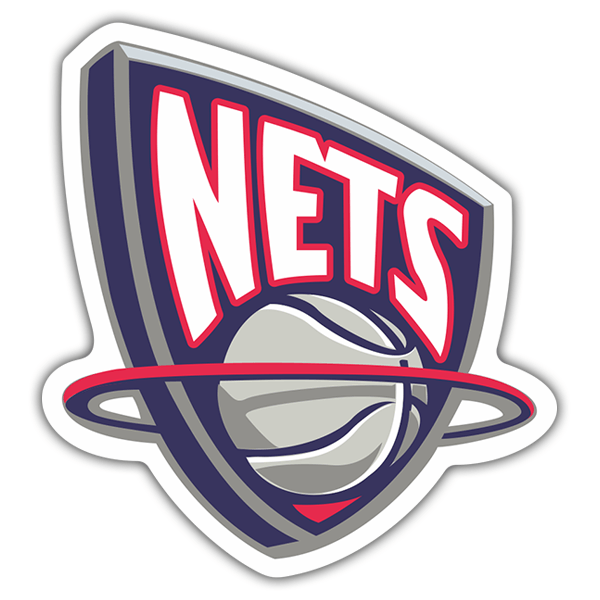 Adesivi per Auto e Moto: NBA - New Jersey Nets vecchio scudo