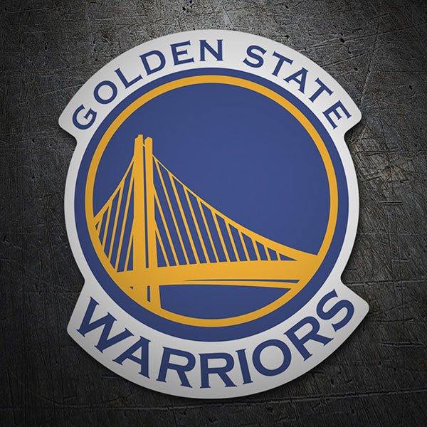 Adesivi per Auto e Moto: NBA - Golden State Warriors scudo