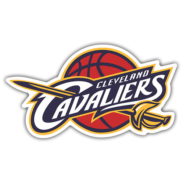 Adesivi per Auto e Moto: NBA - Cleveland Cavaliers vecchio scudo