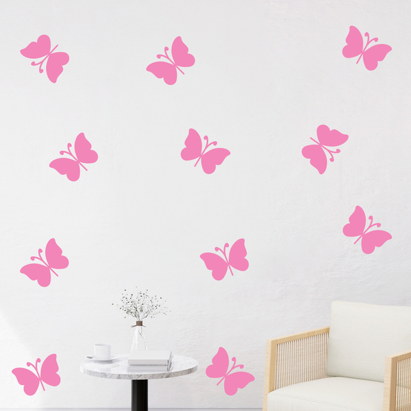 Adesivo murale 10 kit Farfalle Ceiba