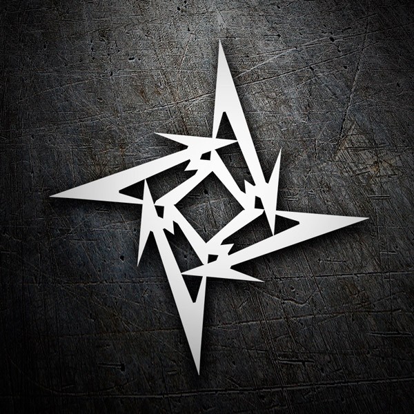 Adesivi per Auto e Moto: Logo Metallica