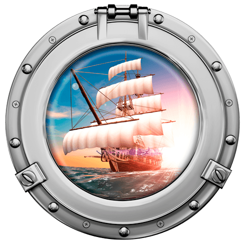 Adesivi Murali: Veliero pirata