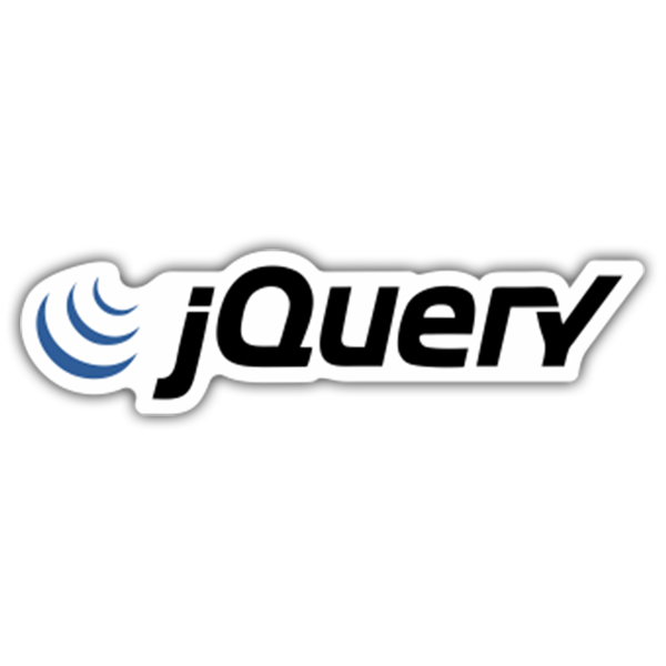 Adesivi per Auto e Moto: jQuery Logo