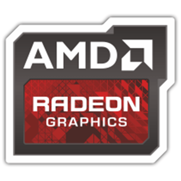 Adesivi per Auto e Moto: AMD Radeon Graphics