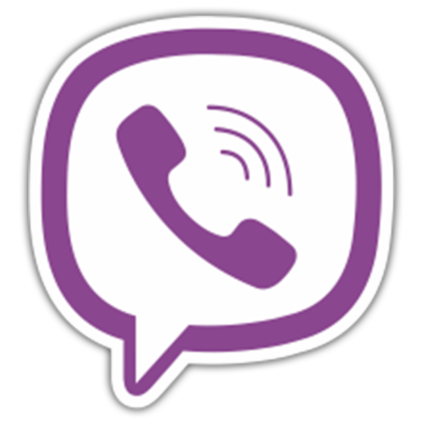 Adesivi per Auto e Moto: Viber Icona