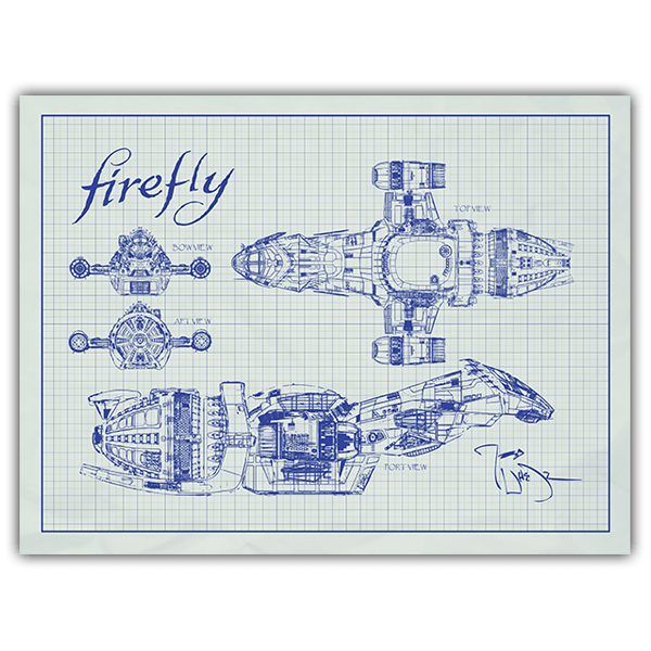 Adesivi Murali: Nave Firefly Serenity