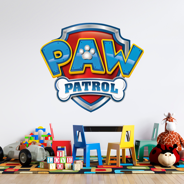 Adesivi per Bambini: Paw Patrol - Logo