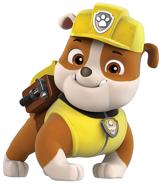 Adesivi per Bambini: Paw Patrol - Rubble