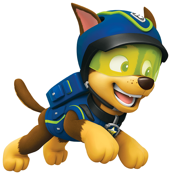 Adesivi per Bambini: Paw Patrol - Chase in azione