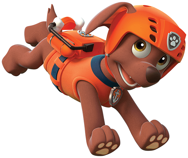 Adesivi per Bambini: Paw Patrol - Zuma in azione