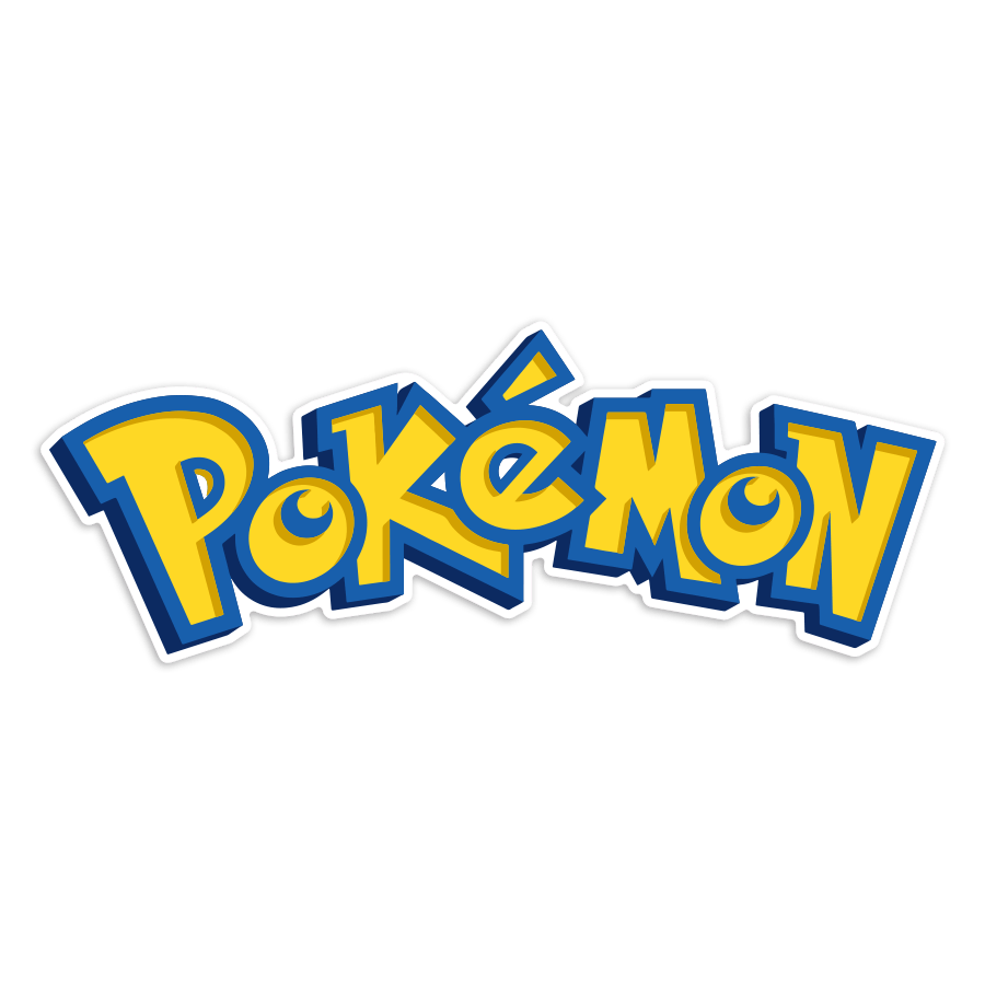 Adesivi per Auto e Moto: Logo Pokémon classico