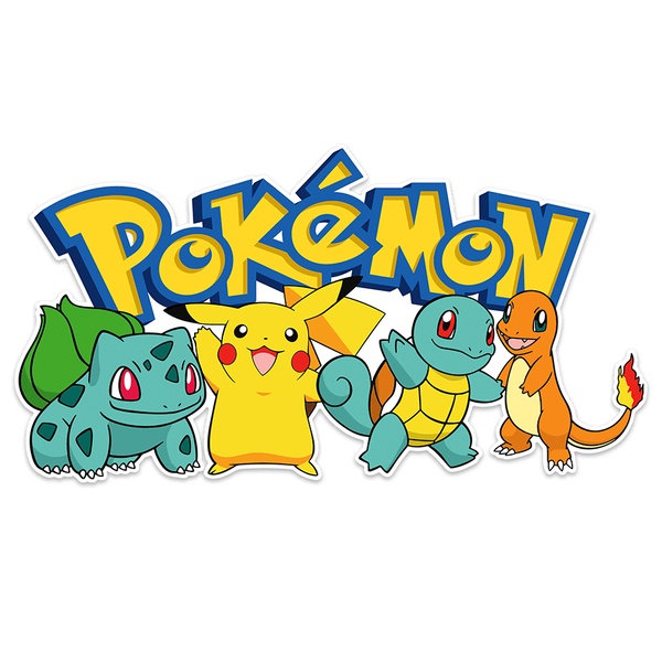 Adesivi per Bambini: Pikachu e amici Pokémon
