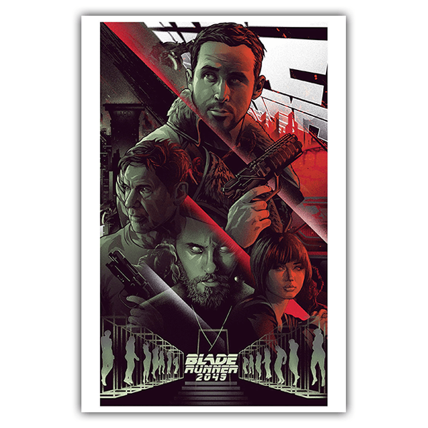 Adesivi Murali: Poster adesivo Blade Runner 2049 Comic