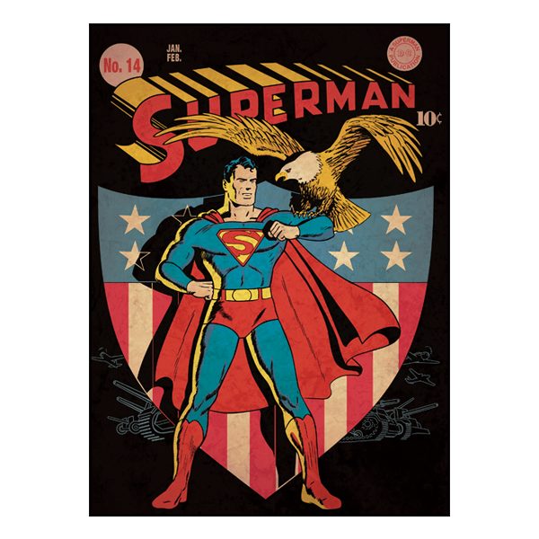 Adesivi Murali: Superman con un