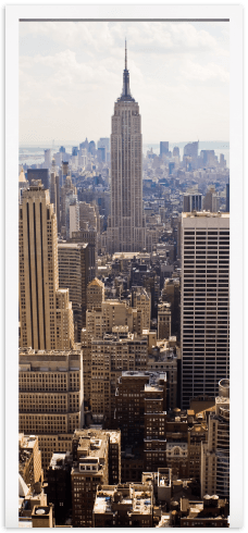 Adesivi Murali: Vista della porta dell'Empire State Building