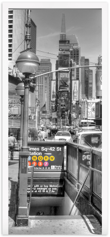 Adesivi Murali: Porta d'ingresso della metropolitana di New York