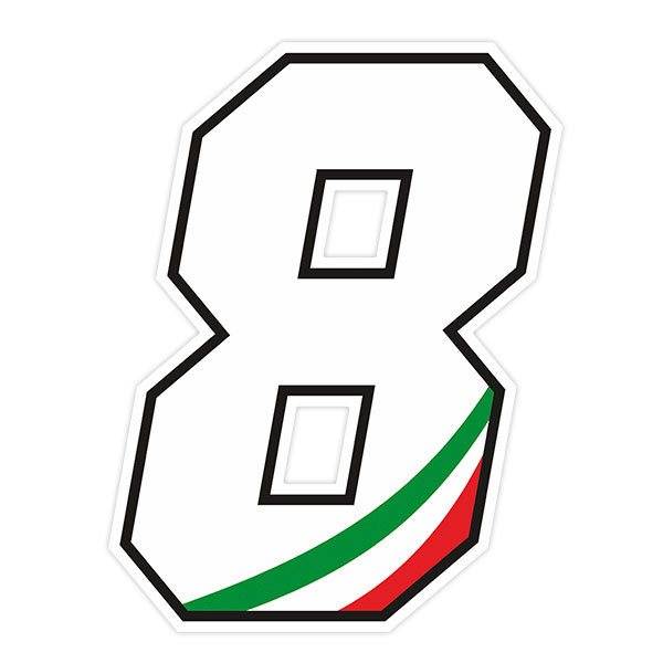 Adesivi per Auto e Moto: Numeri Italia