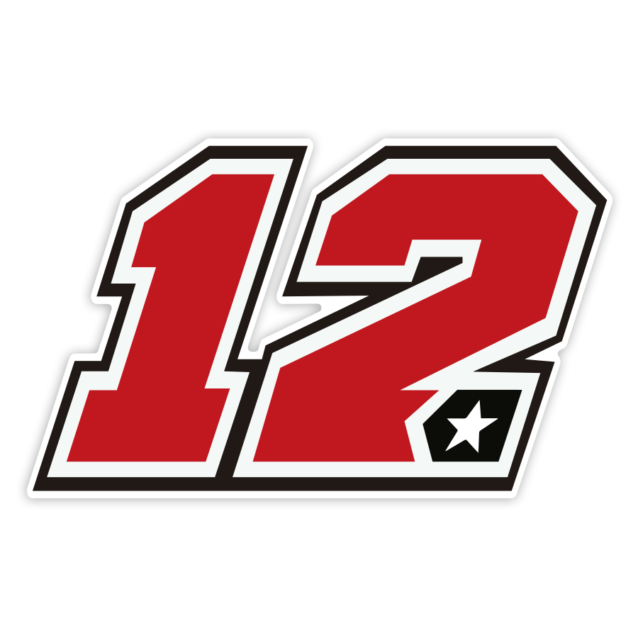 Adesivi per Auto e Moto: Numero 12 MotoGP Maverick Viñales