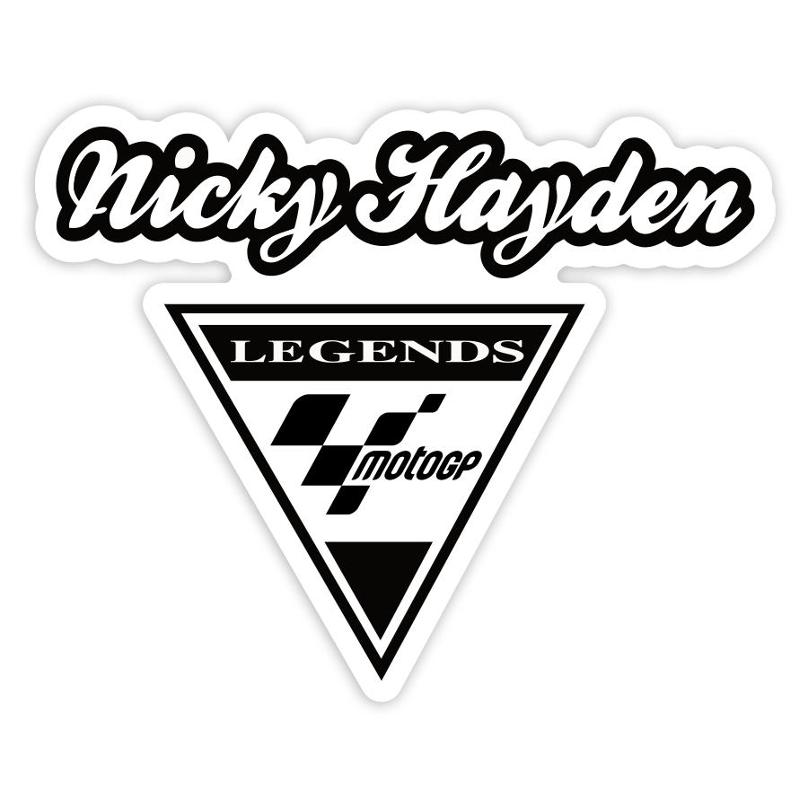 Adesivi per Auto e Moto: MotoGP Legend Nicky Hayden