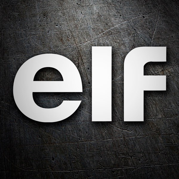 Adesivi per Auto e Moto: Logo classico Elf