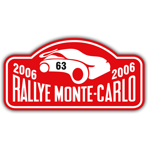 Adesivi per Auto e Moto: Rally di Monte-Carlo 2006