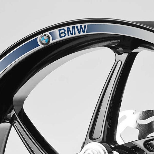 Adesivi per Auto e Moto: Kit adesivo ruote Strisce  BMW Classic