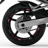 Adesivi per Auto e Moto: Ruote Strisce Yamaha Fazer FZ6 5