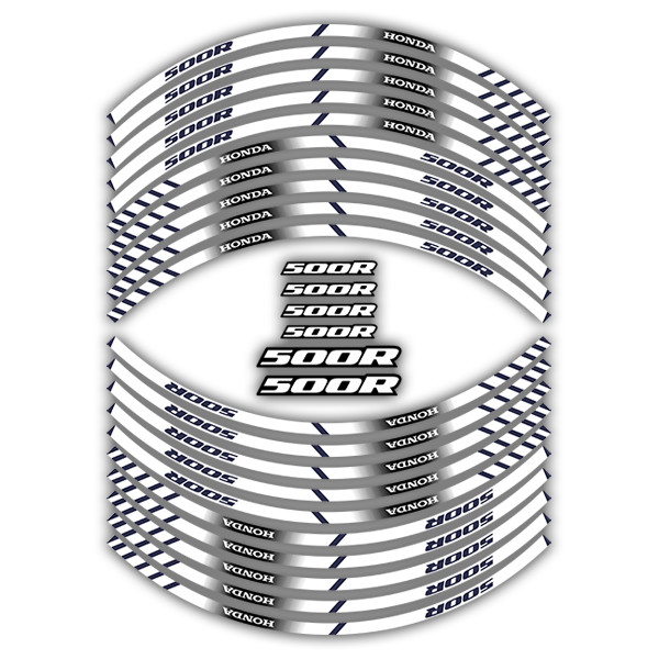 Adesivi per Auto e Moto: Strisce cerchi ruote moto CB 500 R