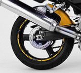 Adesivi per Auto e Moto: Strisce cerchi ruote moto Triumph Daytona 955i 5