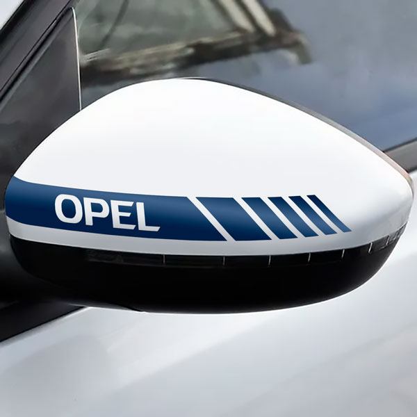 Adesivi per Auto e Moto: Adesivo Retrovisore Opel