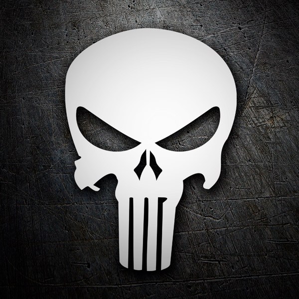 Adesivi per Auto e Moto: Skull Punisher