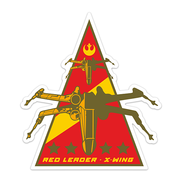 Adesivi per Auto e Moto: Red Leader - X-Wing 