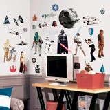 Adesivi Murali: Classic Star Wars Stickers Murali 3