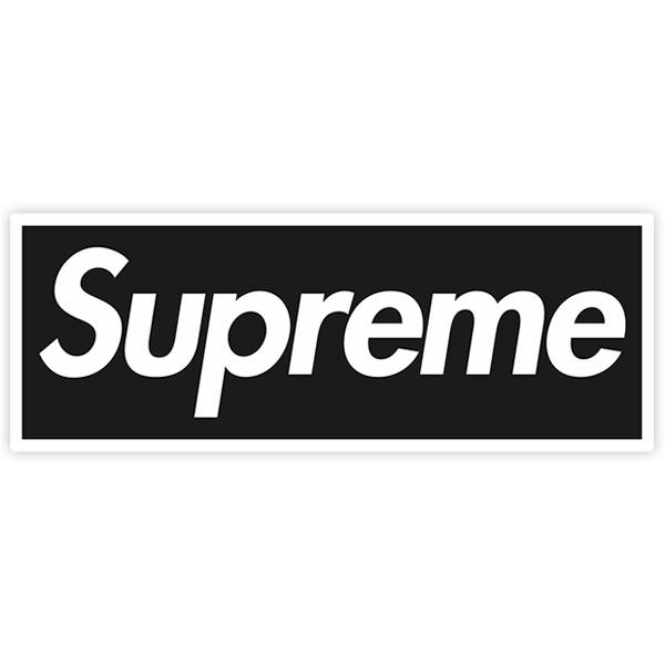 Adesivi per Auto e Moto: Supreme nera