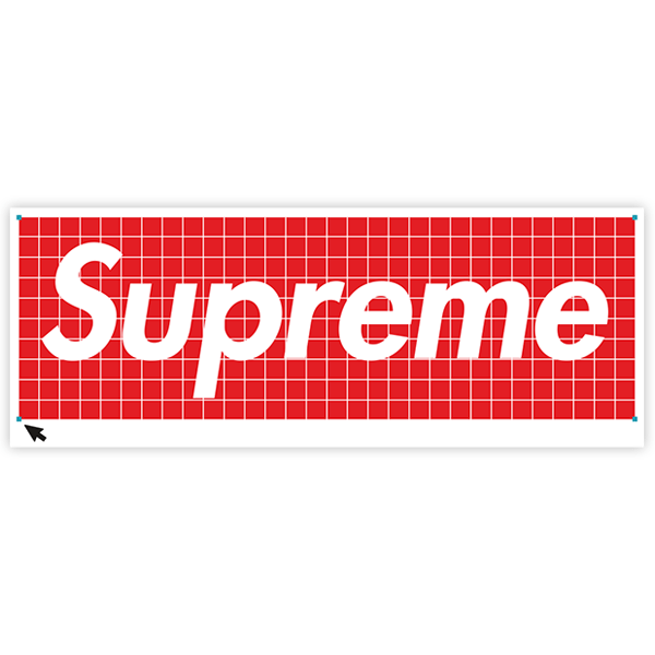 Adesivi per Auto e Moto: Supreme rifinitura