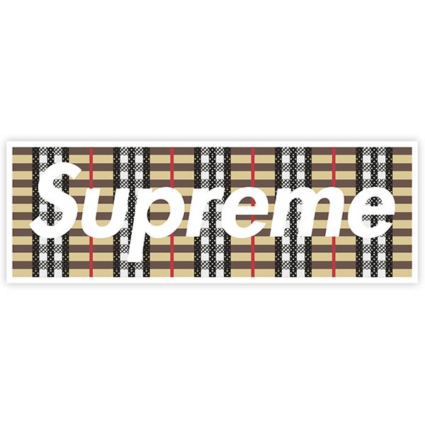 Adesivi per Auto e Moto: Supreme tessuto