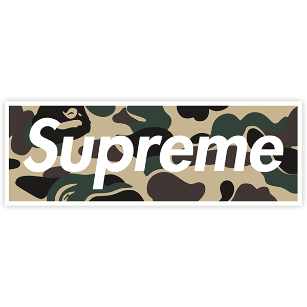 Adesivi per Auto e Moto: Supreme camuffamento