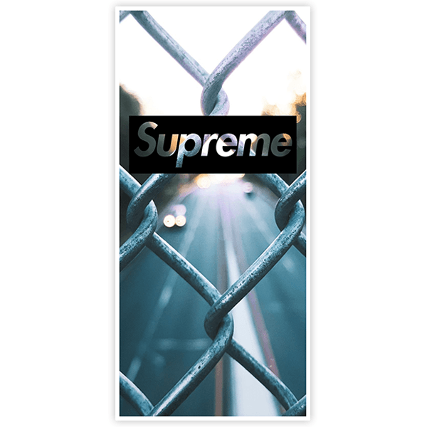Adesivi per Auto e Moto: Supreme staccionata
