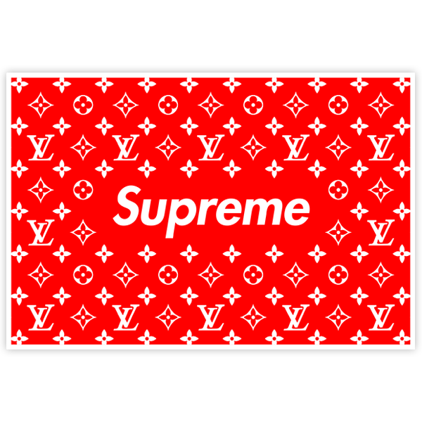 Adesivi per Auto e Moto: Supreme photocall