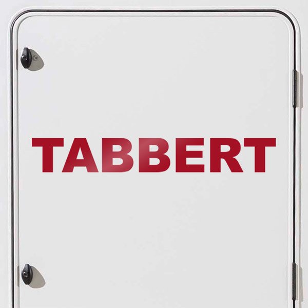 Adesivi per camper: Tabbert