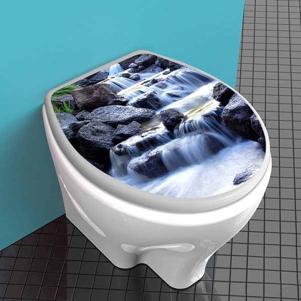 Adesivo Turchese Per Copriwater Pressalit - Sticker In Vinile Lucido Rimovibile