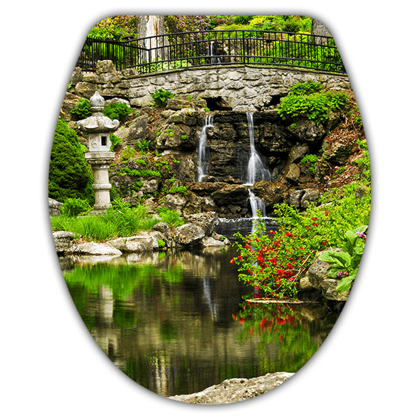 Adesivi Murali: Top wc Ponte di cascata