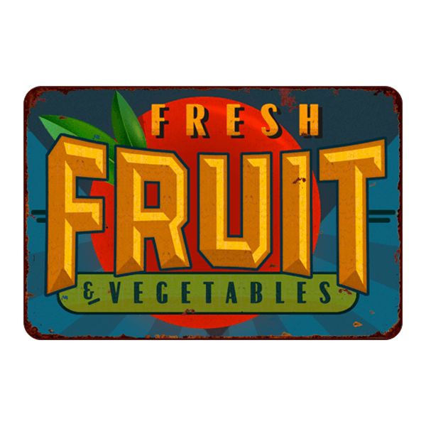 Adesivi Murali: Fresh Fruit & Vegetables